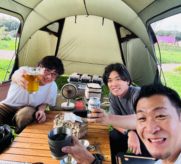 釣り！キャンプ！かんぱーいっ！